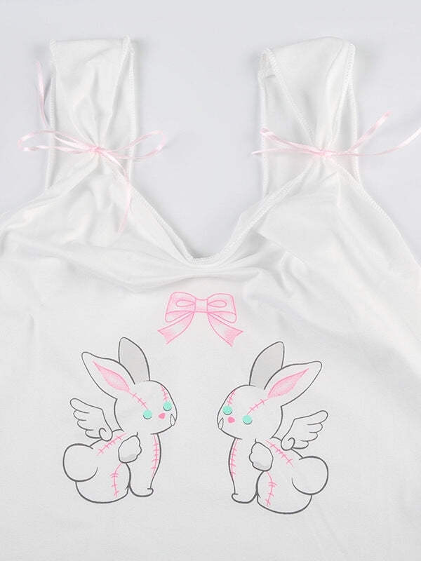 Kawaii Bunny Bow Camisole