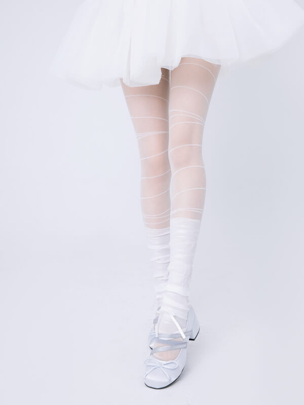 Sweet Lace Chiffon Leg Warmers