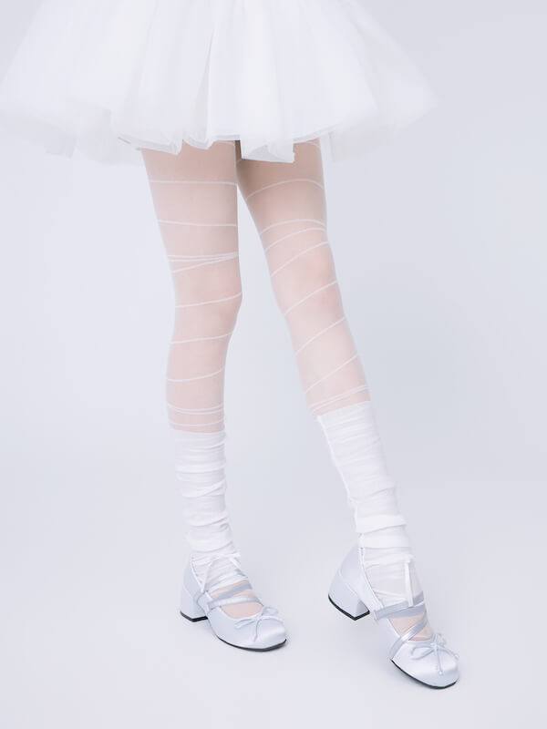 Sweet Lace Chiffon Leg Warmers