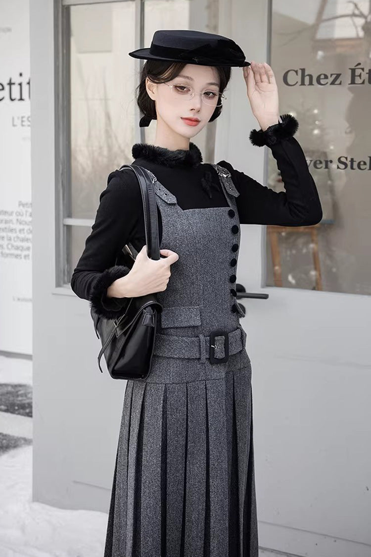 Ash Daily Elegant JSK with Graceful Ruffle Details