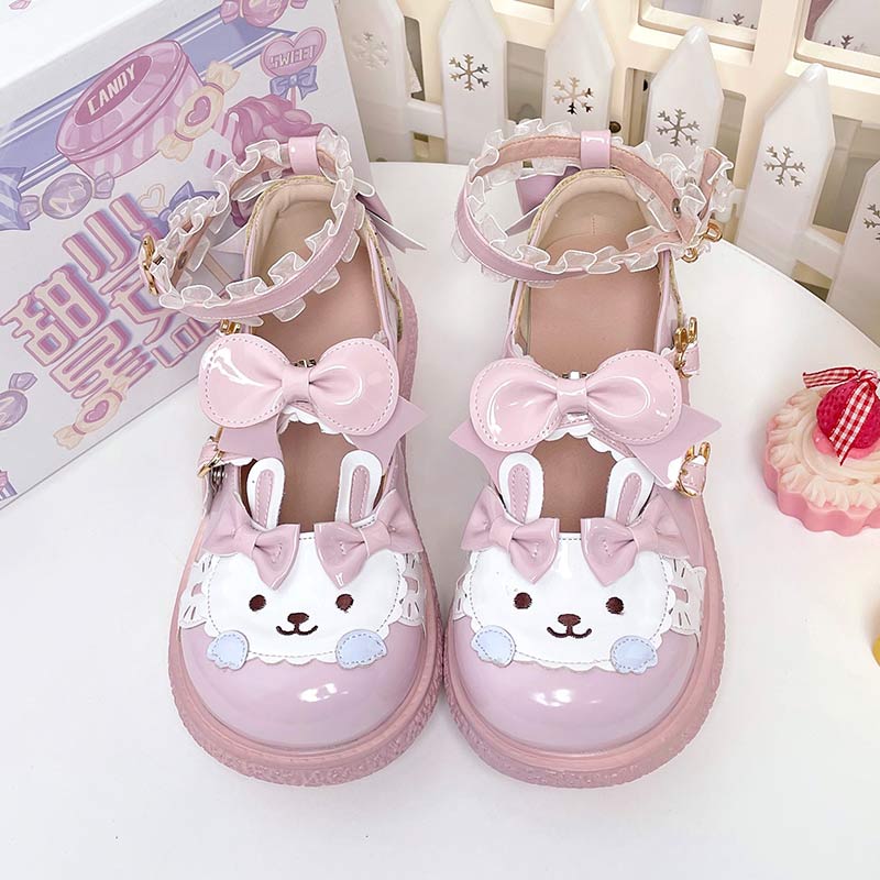 Kawaii Bunny Lolita Mary Janes Shoes