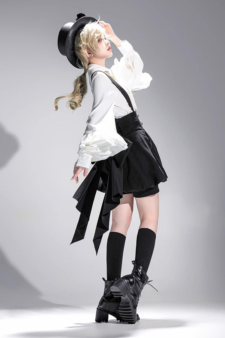 Ivory Vintage Long-Sleeve Dapper Prince Ouji Blouse
