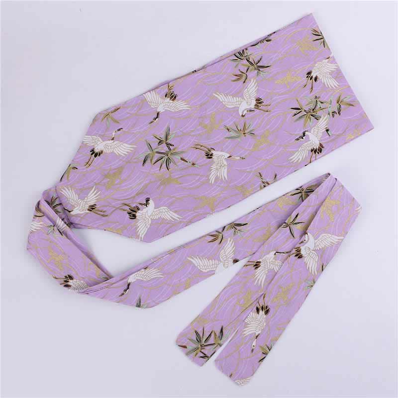 Aesthetic Print Lace Up Hanfu Waistband