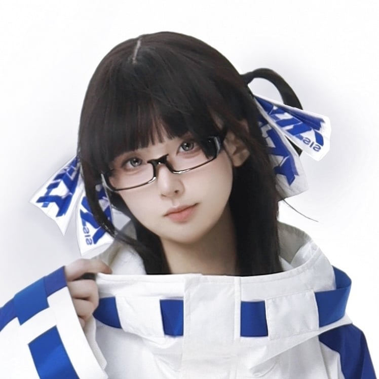 Blue&White  Jirai Kei Hairclips