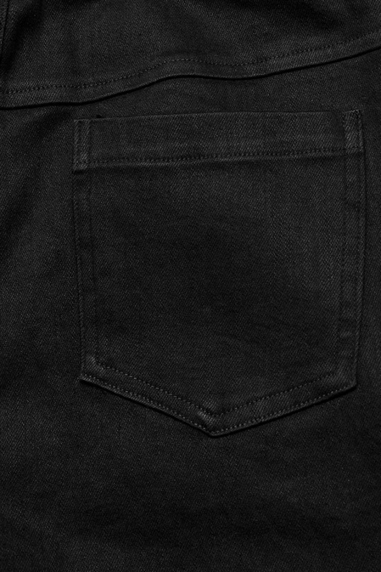 Cutout Punk Jeans with Eyelet Details and Mesh Trim