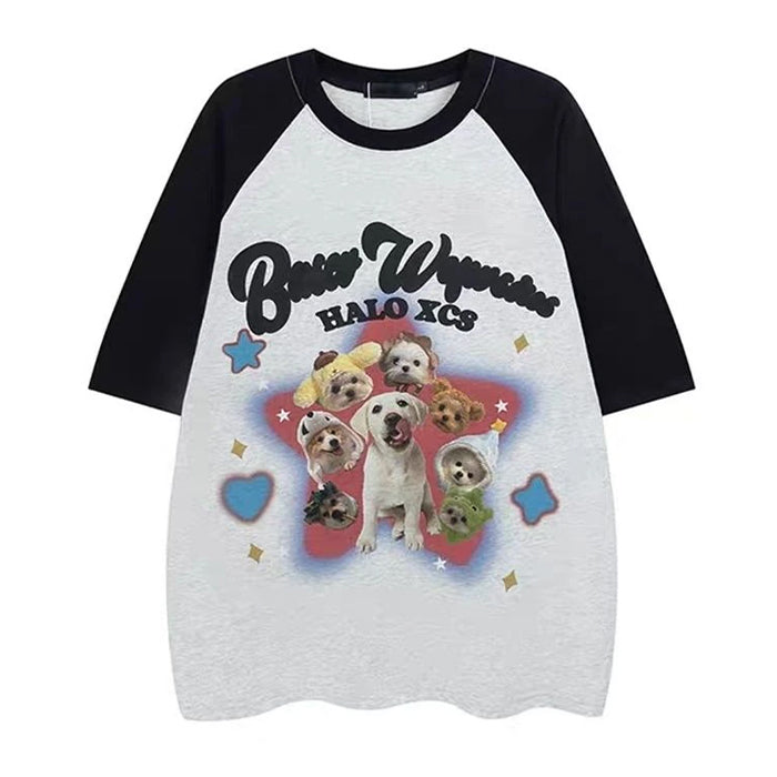 Puppy Oversized Graphic Tee