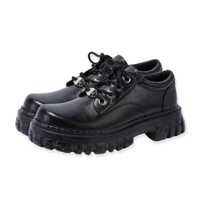 Black Chunky JK Mary Janes Shoes