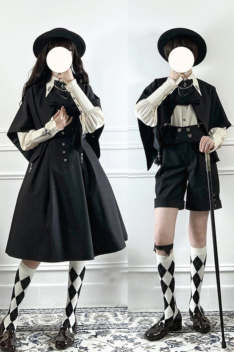 Night Raven Magic Metal buttons Gothic Lolita Dress