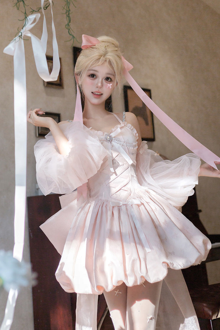 Runaway Princess Tulip JSK Set with Sleeveless & Bow Detail
