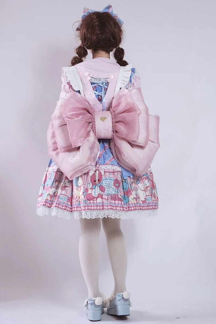 Big Pink Bowknot Lolita Backpack