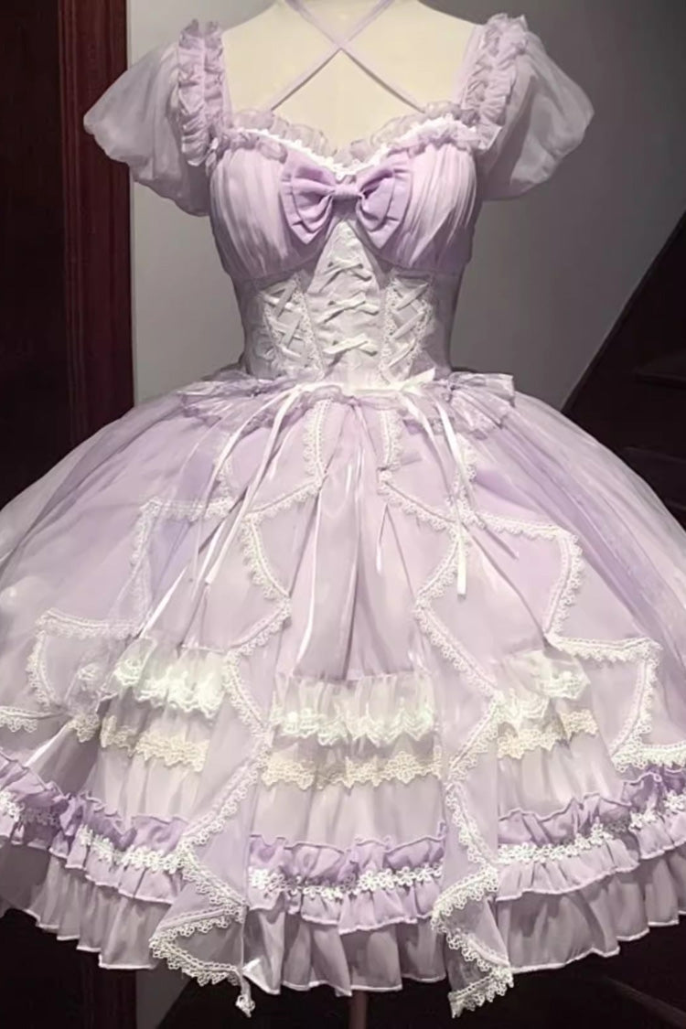 Glaze Fantasy OP Dress with Embroidery - 6 Colors