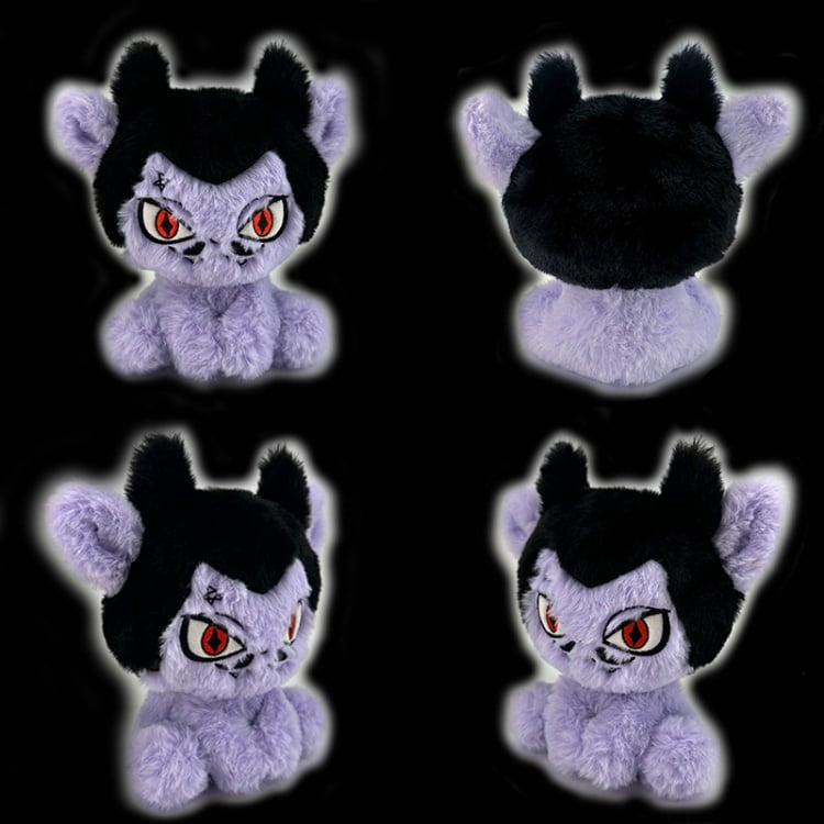 Black and Purple Gothic Plushie