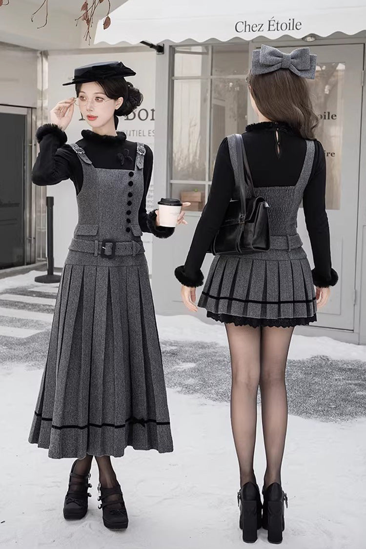 Ash Daily Elegant JSK with Graceful Ruffle Details