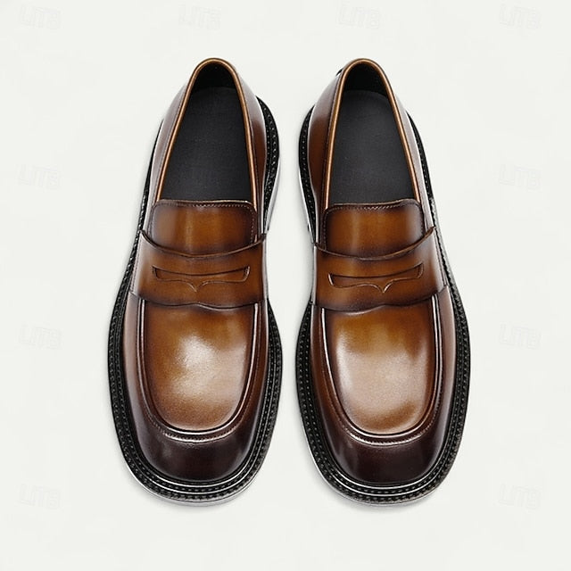 with and Shoes Wingtip Men's Brown Leather in Tan Formal