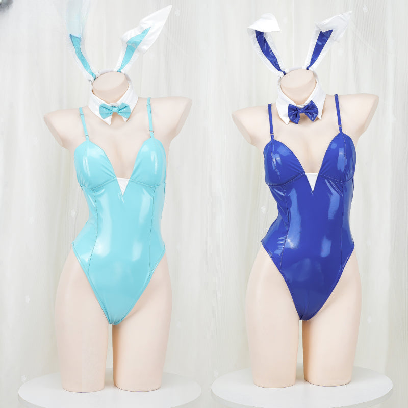 Blue Sky Blue Cute Bunny Girl Cosplay Set ON900 MK Kawaii Store