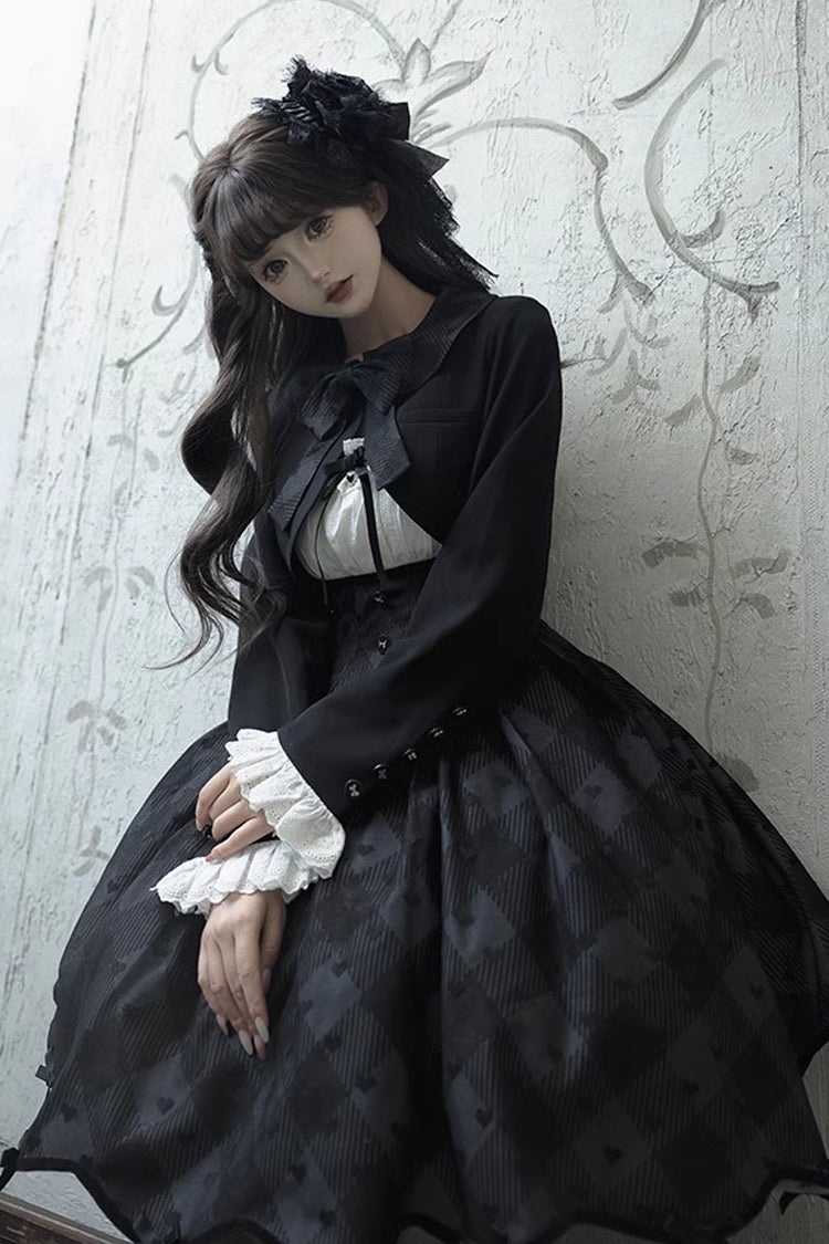 Short Plaid Princess Dress with Sweet Elegance
