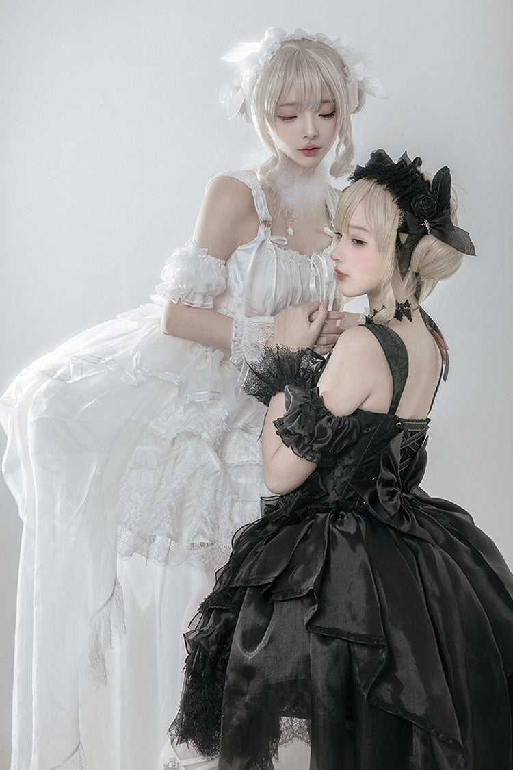 Rose Memoirs Lace Sweet Skirt Set