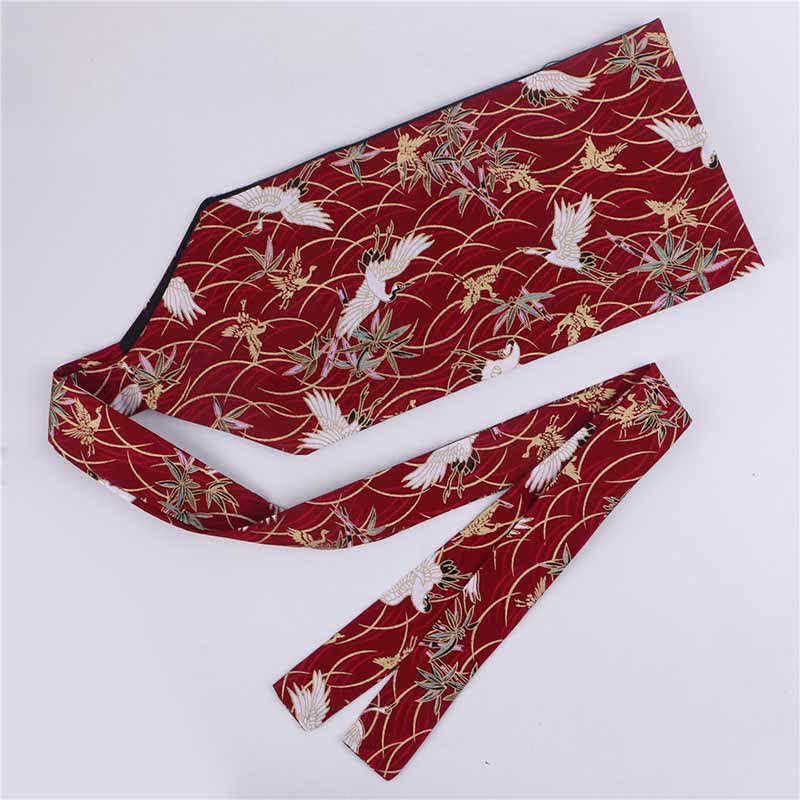 Aesthetic Print Lace Up Hanfu Waistband