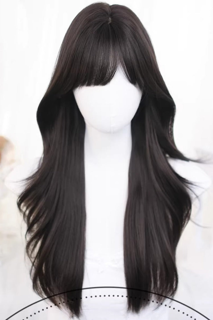 Soft Outer Curl Fringe Sweet Lolita Wig - Two Tones