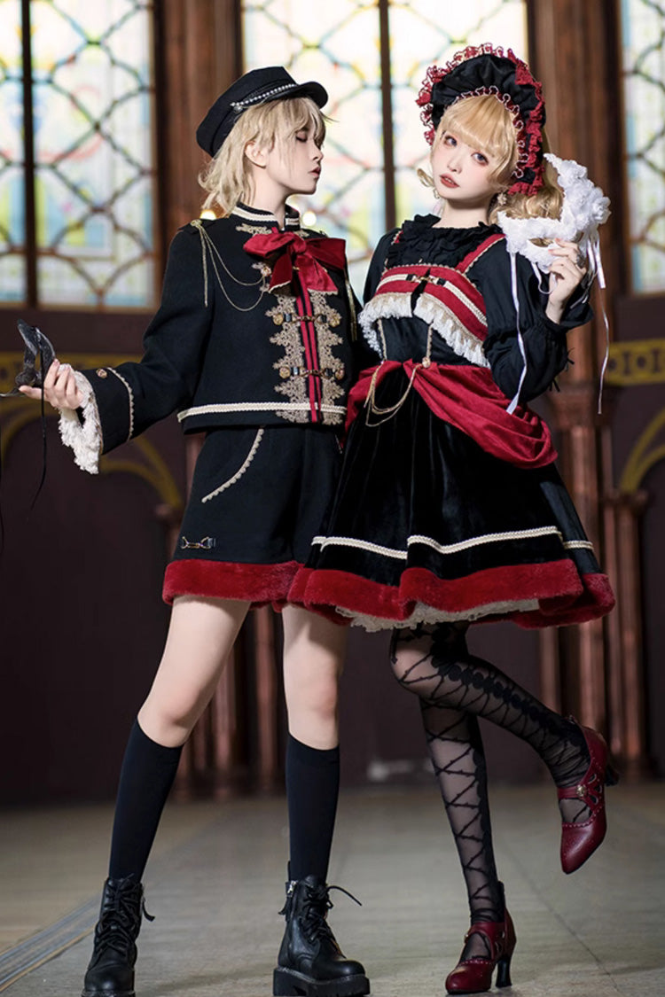 Crimson Noir Dark Baroque Classic Ouji Lolita Bloomers