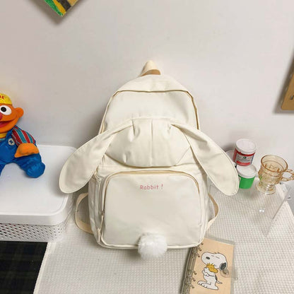 Sweet Cartoon Bunny Ears Backpack