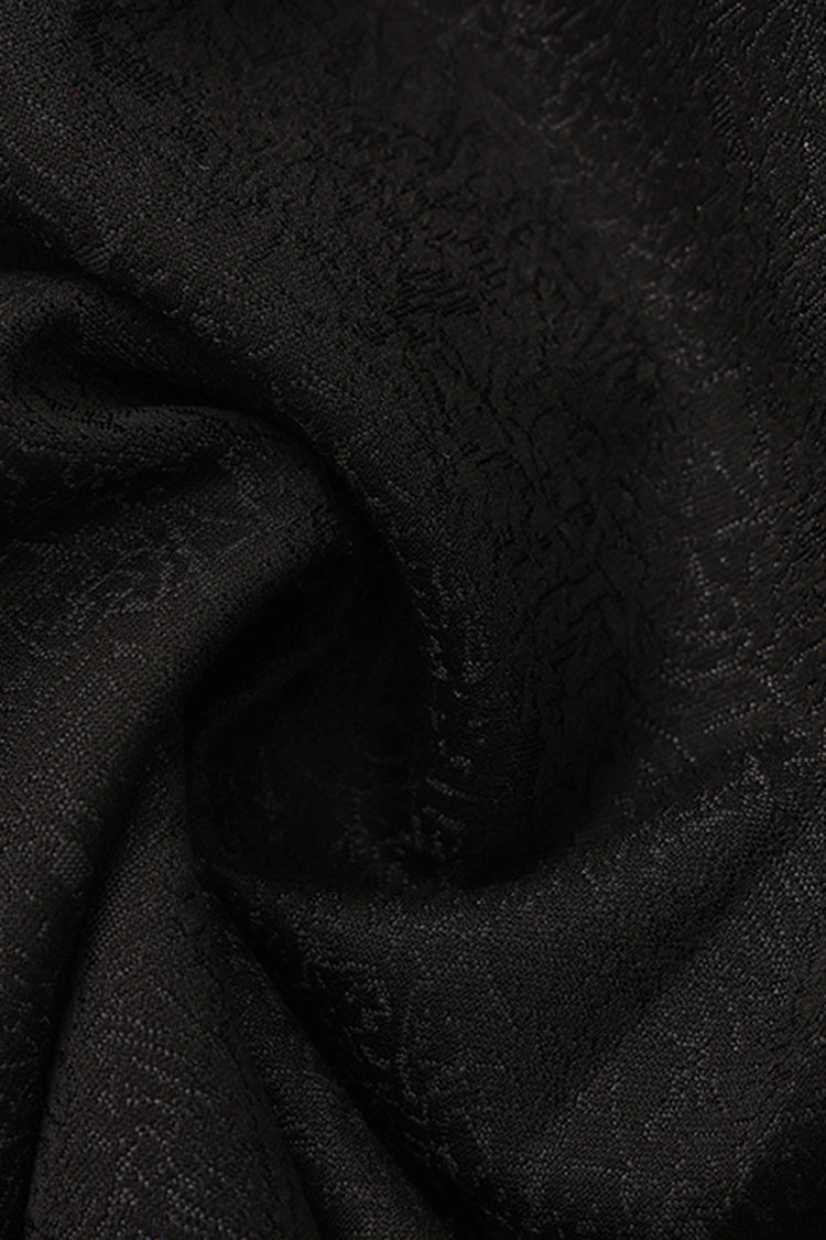 Noir Long Sleeve Ouji Fashion Vintage Elegant Prince Long Coat - The Eternal Sea of Hope