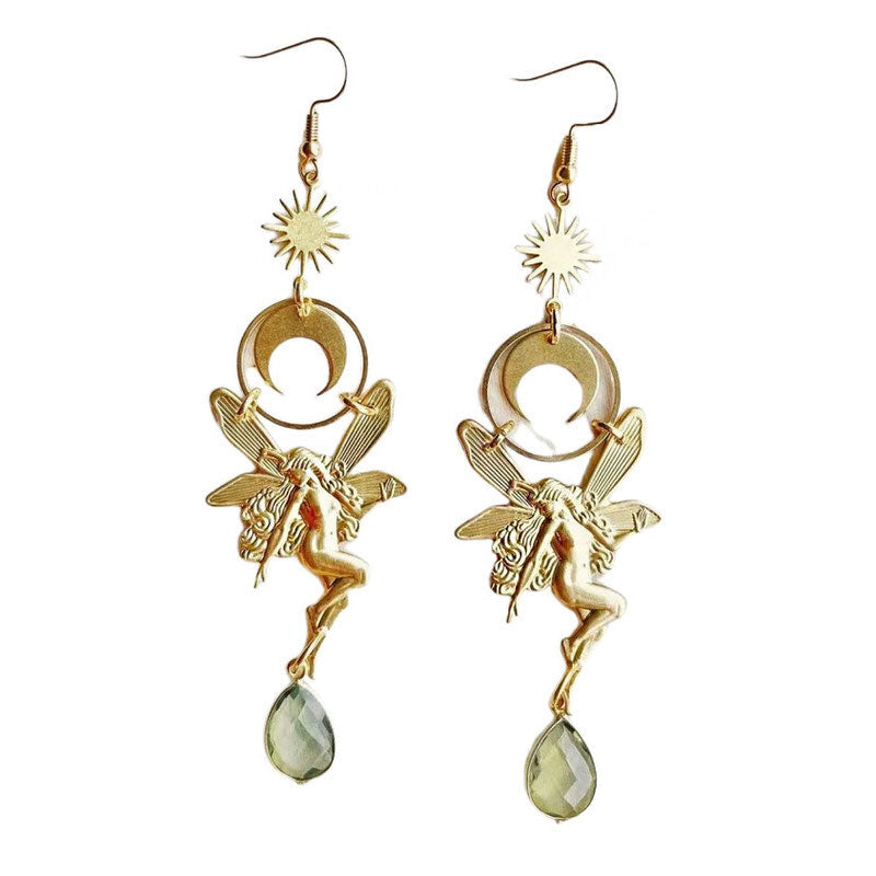 Fairy Girl Sun Earrings