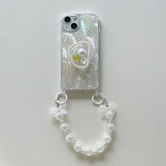 Pearl White iPhone Case