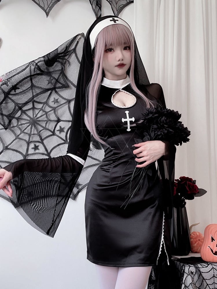 Halloween Black Dark Dress Costume