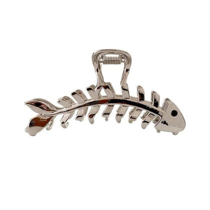 Fish Bone Hair Claw - Standart / Silver - Other