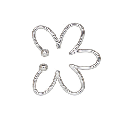 Flower Sliver Ear Cuff