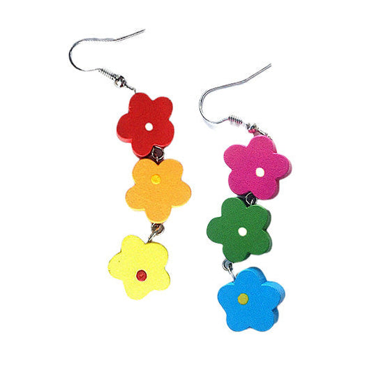 Color Flowers Earrings