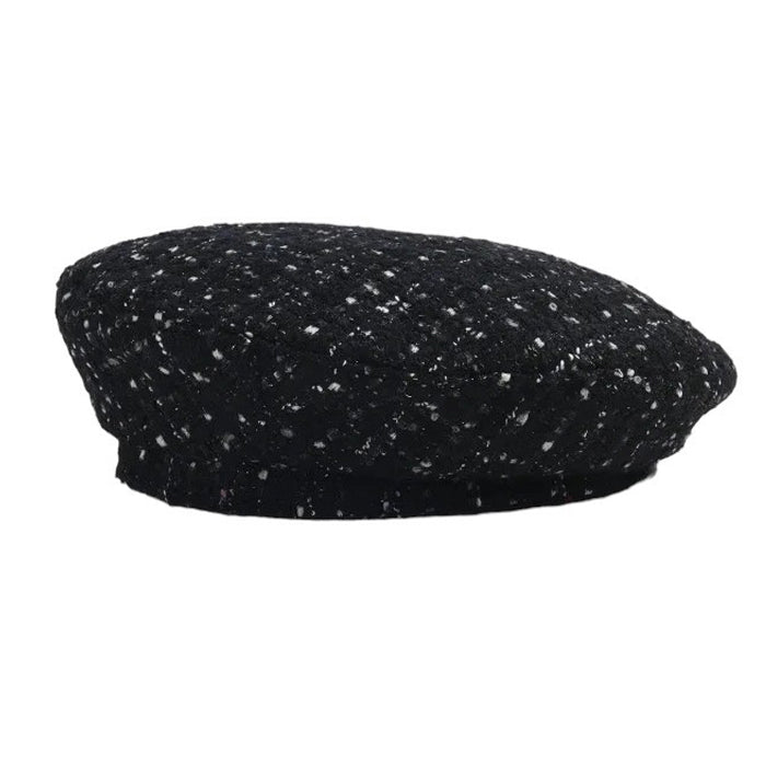 Elegant Tweed Beret