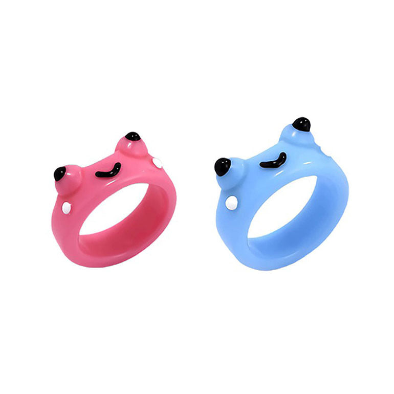 Frog Couple Rings Set