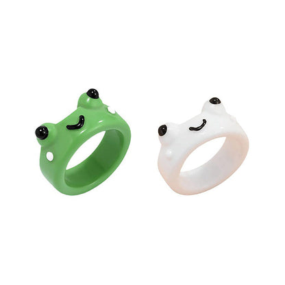 Frog Couple Rings Set