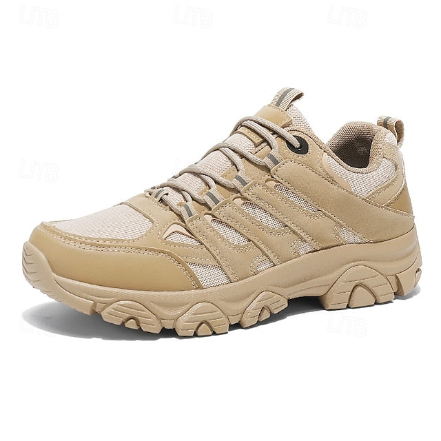 Beige Hiking - Men's Lightweight Outdoor Sneakers