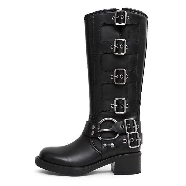 Vintage Buckle Boots