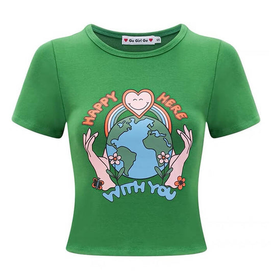 Green Earth Crop Top