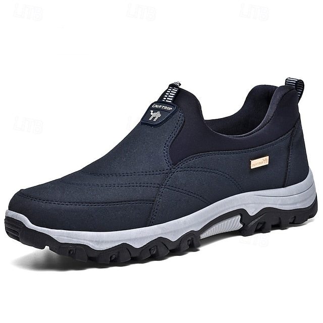PU Slip-Ons Leather Breathable Loafers Men's