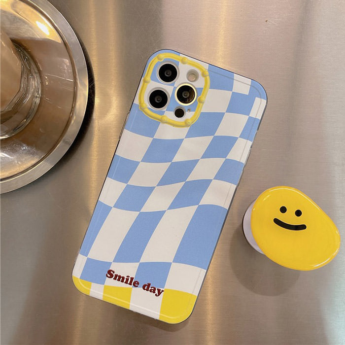 Sweet Smile Plaid iPhone Case