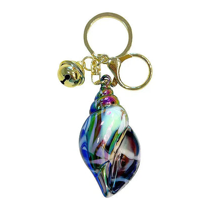 Iridescent Shiny Shell Keychain