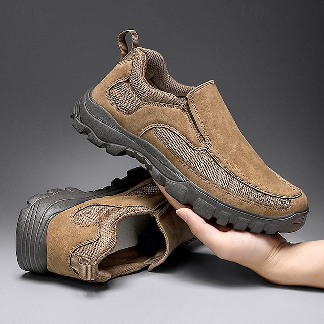 Maroon Design Men's with Perforated Stylish Sandals Slip-On