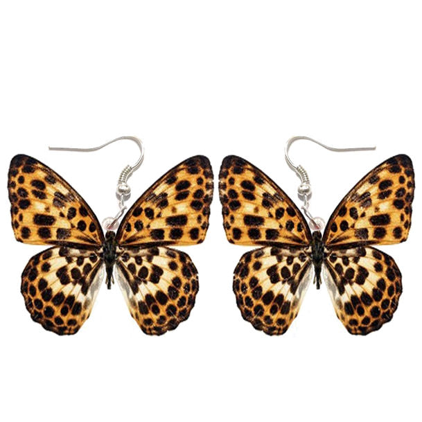 Yellow Butterfly Earrings