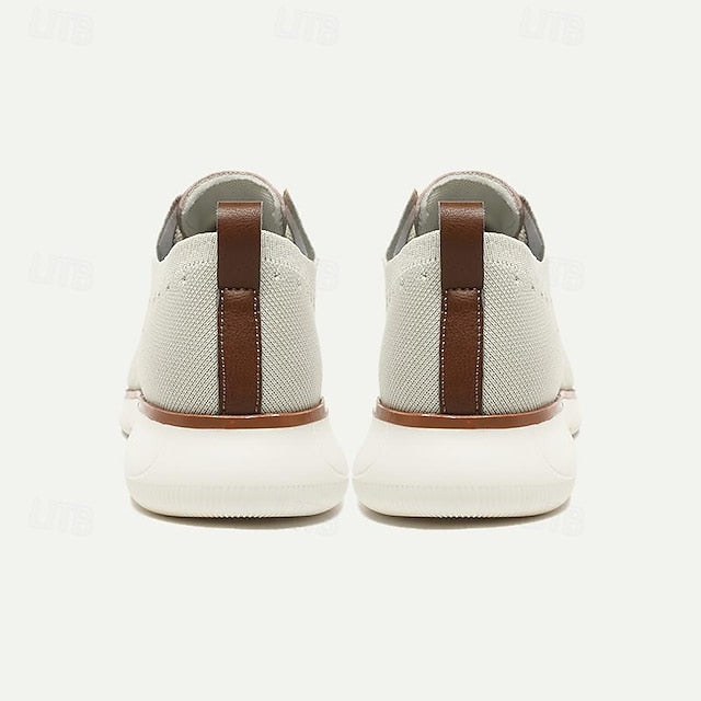 Lightweight Men's Breathable Casual Knit Sneakers -