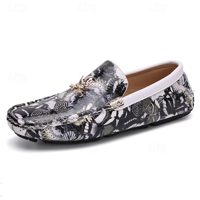 Boots Fleece Slip-Ons Winter Loafers PU lined Men's