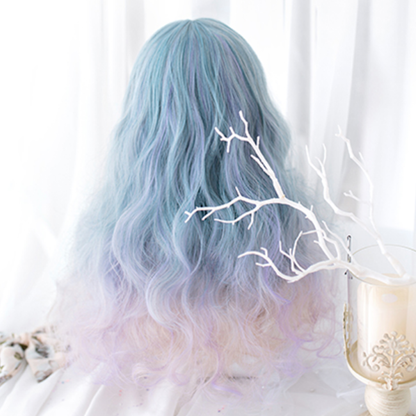 Sweet Gradient Color Long Curly Wig