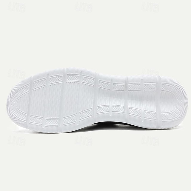 Men's Walking Casual Knit Lightweight Sneakers - Breathable