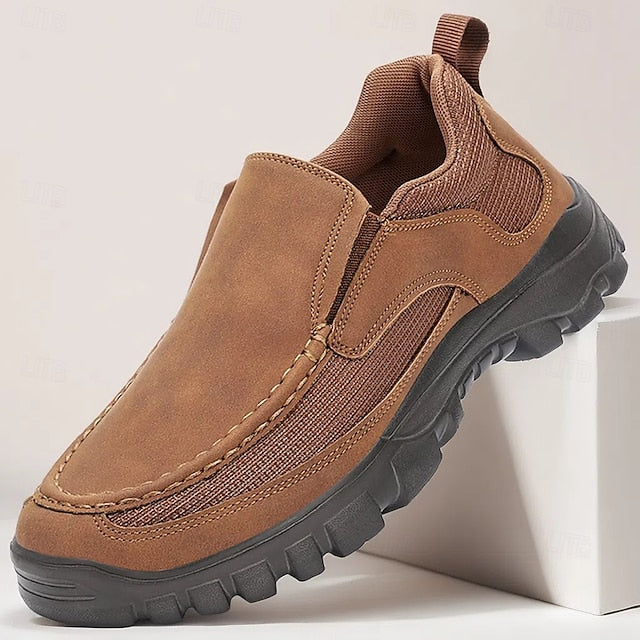 Maroon Design Men's with Perforated Stylish Sandals Slip-On