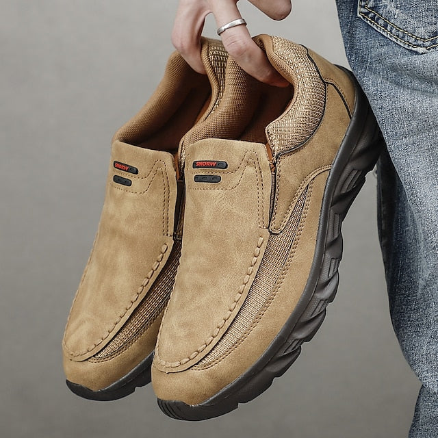 Lightweight – Men's Slip-On Loafers Suede