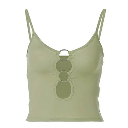 Sexy O-Ring Cutout Top